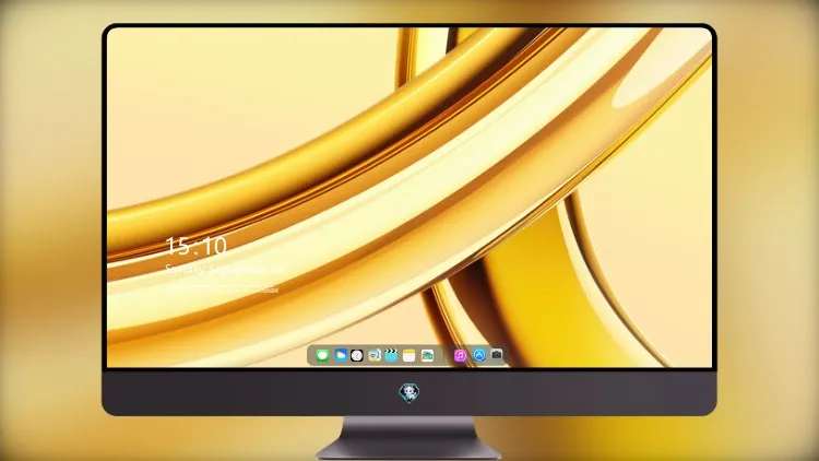 
Imac 黄 5k壁纸超清桌面屏保