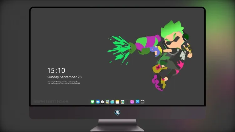 
Inkling Splatoon 2 极简主义