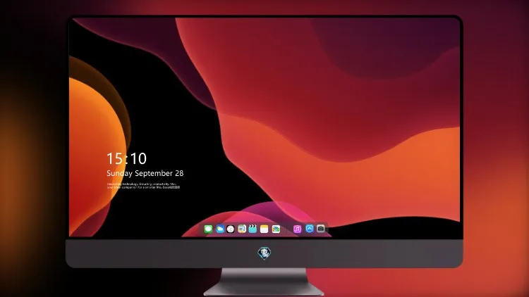 
Ios 13 红暗 5k壁纸超清桌面屏保