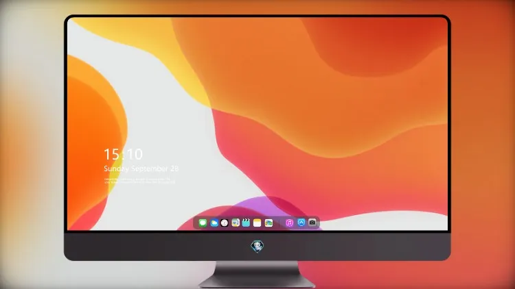 
Ios 13 红白 5k壁纸超清桌面屏保