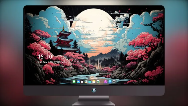 
日本寺庙插图