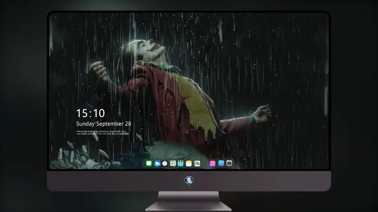 
雨中的小丑 4k电脑壁纸