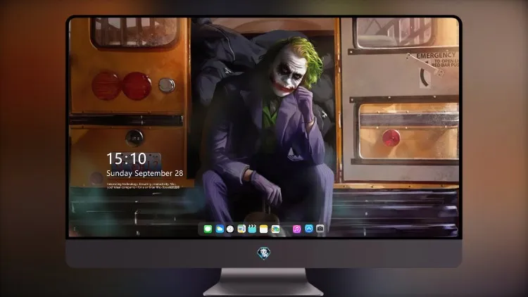 
小丑坐在公交车门旁边 4k电脑壁纸