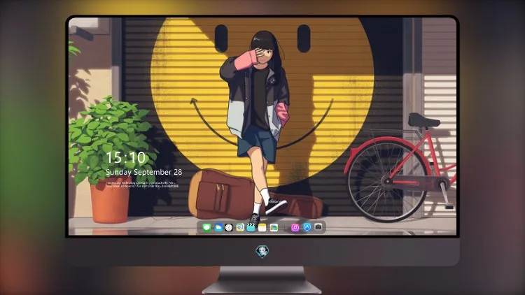 
保持微笑动漫女孩 4k电脑壁纸