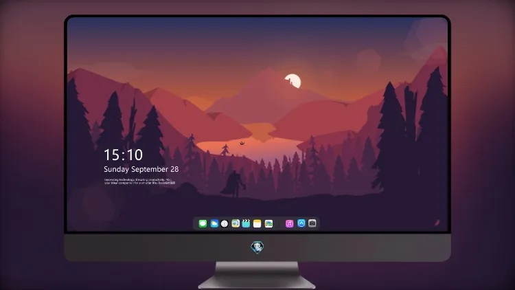 
森林湖山图4k