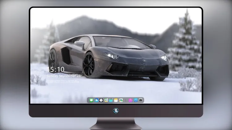 
兰博基尼 Aventador 冰面 5k壁纸超清桌面屏保