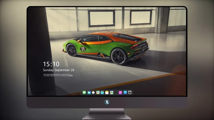 
兰博基尼 Huracan Evo GT 超清壁纸后视图