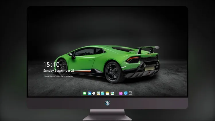 
兰博基尼 Huracan Performante 电脑桌面壁纸 后部