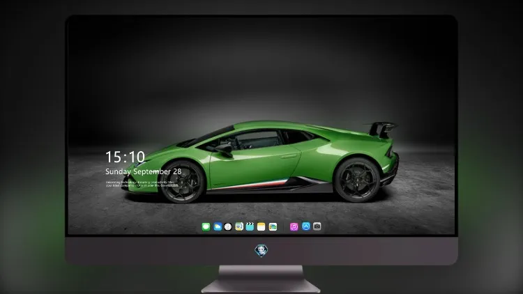 
兰博基尼 Huracan Performante 电脑桌面壁纸 侧视图