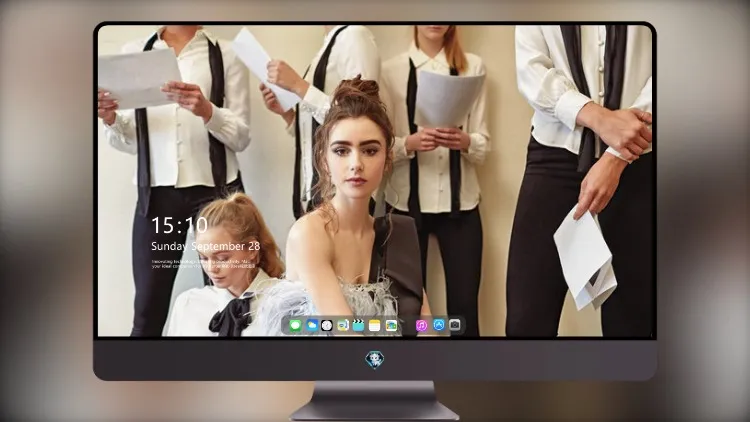 
莉莉·柯林斯 (Lily Collins) 电脑桌面壁纸 年纸质杂志写真