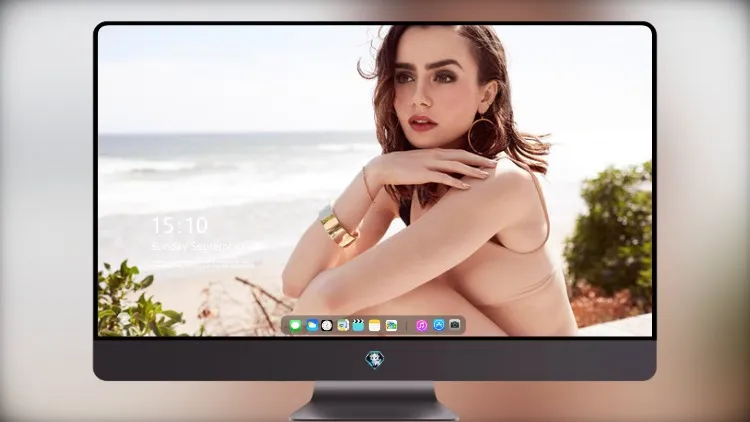 
莉莉柯林斯造型杂志