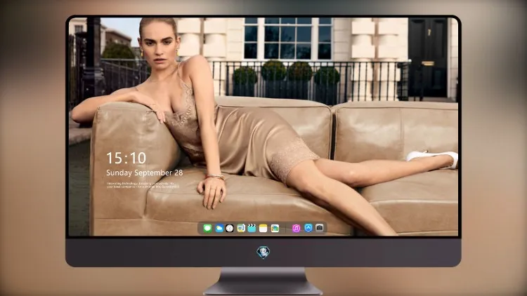 
莉莉·詹姆斯 (Lily James) 巴宝莉 (Burberry) 电脑桌面壁纸 香水广告大片
