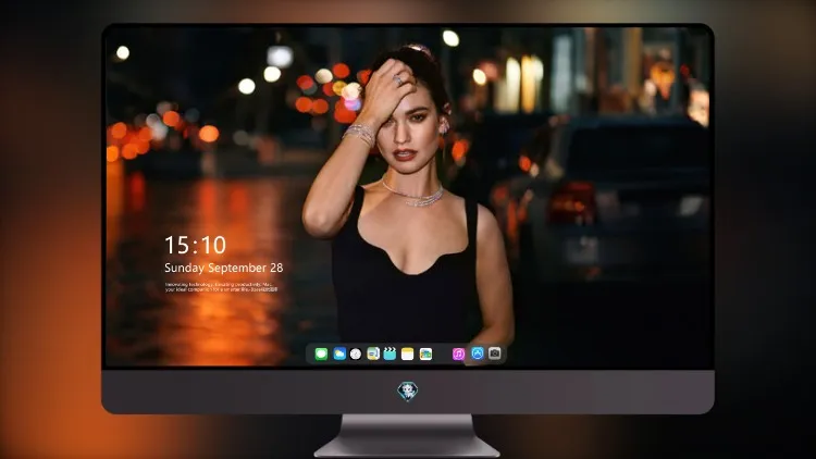 
莉莉·詹姆斯 (Lily James) 小镇上唯一的天然钻石之夜