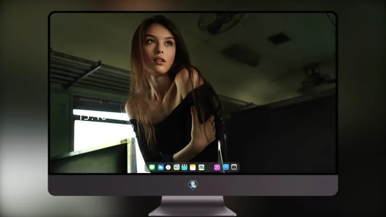 
看着观众灿烂的肖像模型 5k壁纸超清桌面屏保