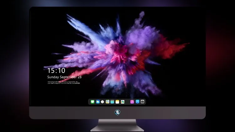 
Mac OS Sierra 颜色飞溅紫色