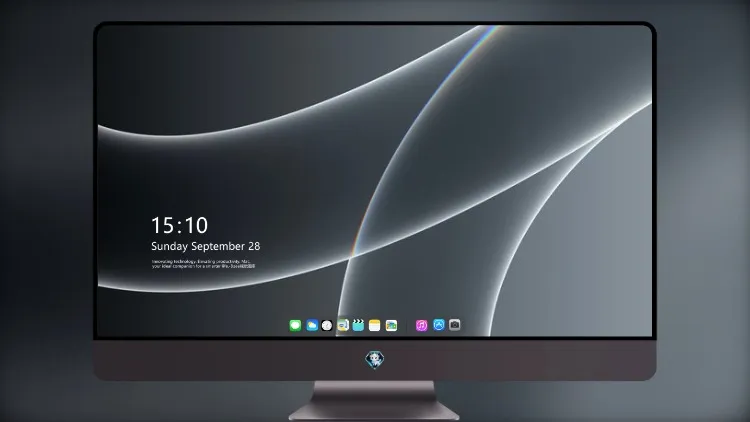 
Macos 大苏尔抽象灰色 5k壁纸超清桌面屏保