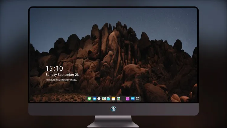 
Macos 莫哈韦库存沙漠岩石山脉 5k壁纸超清桌面屏保