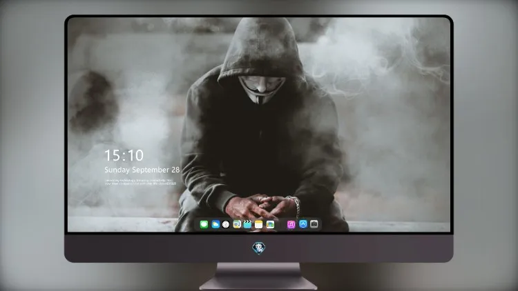 
男士黑色连帽衫 Anonymus 4k电脑壁纸