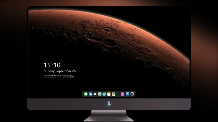
火星行星视图 4k电脑壁纸