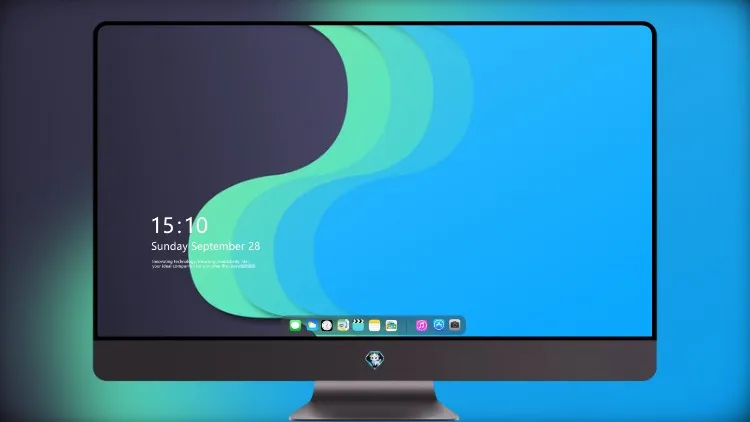 
材质设计流程蓝绿8k