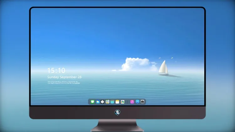 
海上的极简船