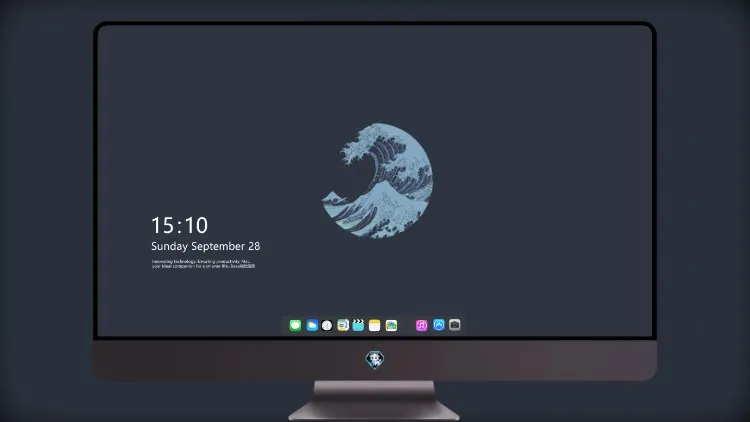 
极简波浪 5k壁纸超清桌面屏保