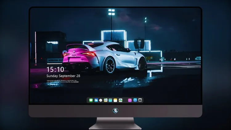 
霓虹之夜丰田 Supra 5k壁纸超清桌面屏保