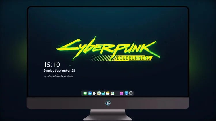 
Netflix 赛博朋克边缘奔跑者徽标