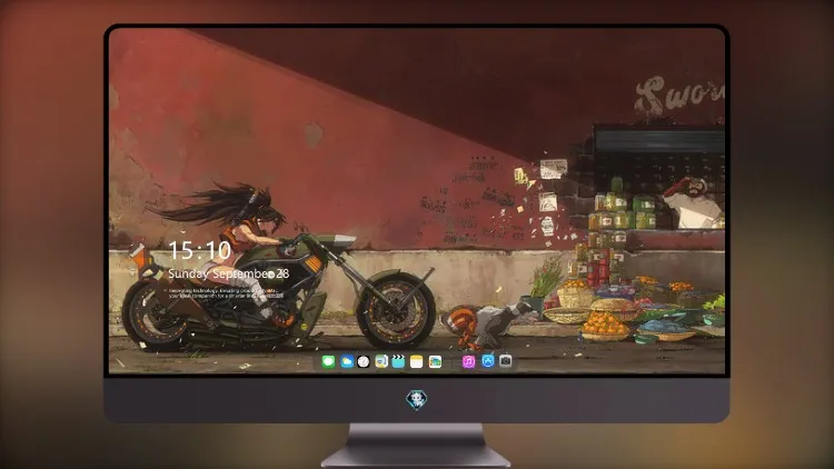 
妖姬和坦克 4k电脑壁纸