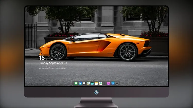 
橙色兰博Aventador 5k壁纸超清桌面屏保