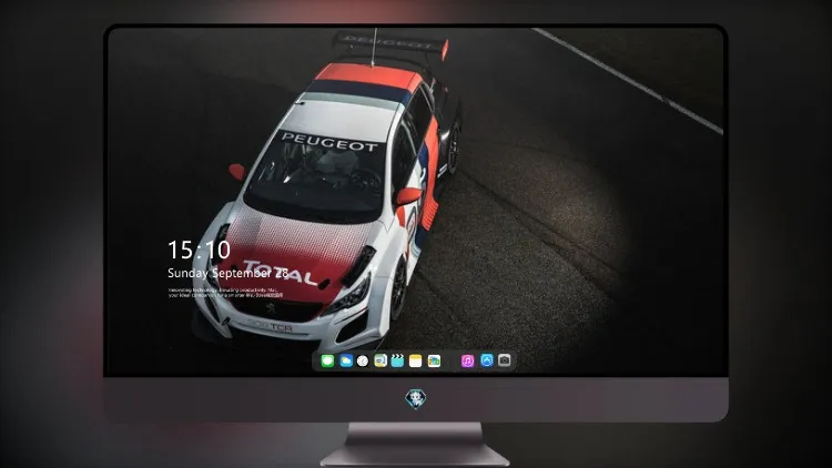 
标致 308 TCR 超清图片素材 上视图