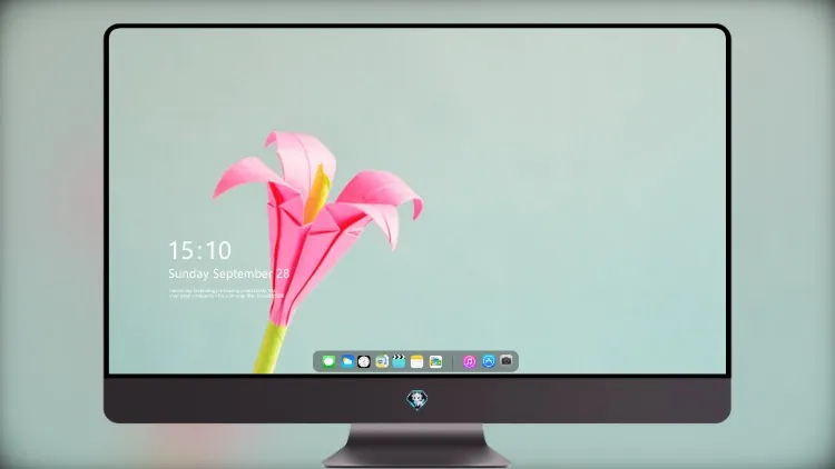 
粉色 4 瓣花