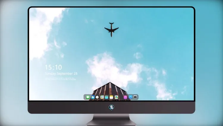 
飞机飞越建筑物 4k