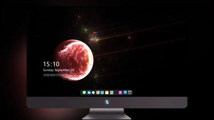 
红色星球火分形 4k电脑壁纸