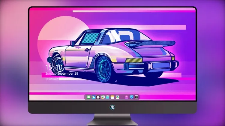 
保时捷 911 经典插画