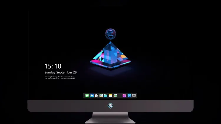 
金字塔 Cgi 球体