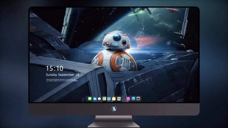 
星球大战：最后的绝地武士 5k壁纸超清桌面屏保中的 BB8