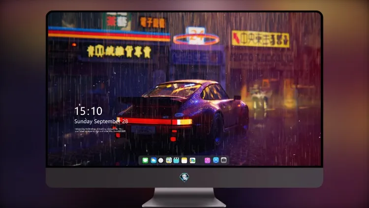 
雨夜保时捷 4k电脑壁纸