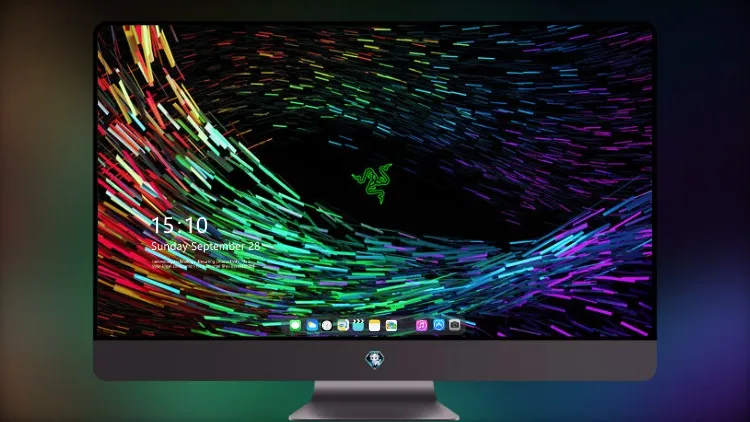 
Razer Abstract Wave 5k壁纸超清桌面屏保雷蛇