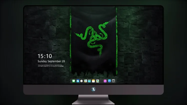 
Razer 标志绿色 4k电脑壁纸