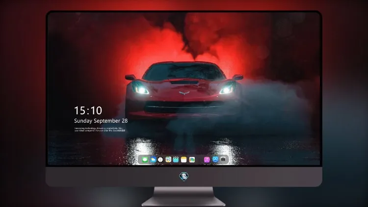 
红色克尔维特 C7 2023