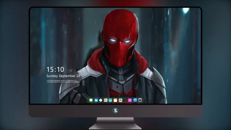 
小红头罩面具 超清壁纸4k