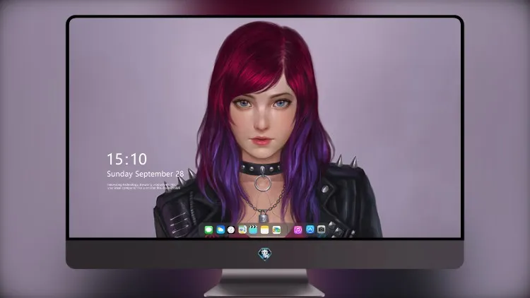
红紫色头发 Dj 女孩 4k电脑壁纸