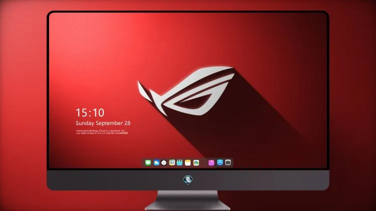 
Rog 标志红色 4k电脑壁纸