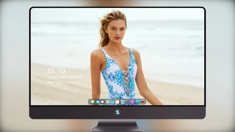 
Romee Strijd Seafolly 电脑桌面壁纸 年夏季广告活动 4k电脑壁纸