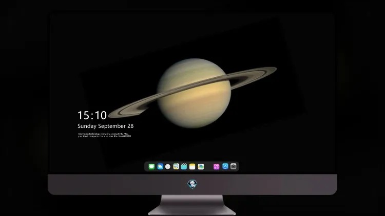 
从卡西尼·惠更斯太空研究任务中看到的土星 Nasa 5k壁纸超清桌面屏保
