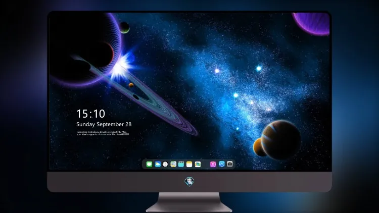 
土星行星数字宇宙 10k
