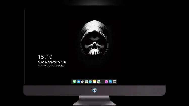 
骷髅阴影 Oled 4k电脑壁纸
