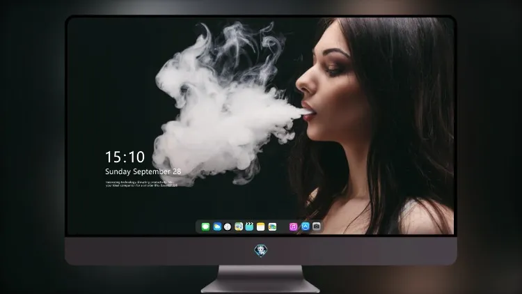 
黑头发的烟女孩