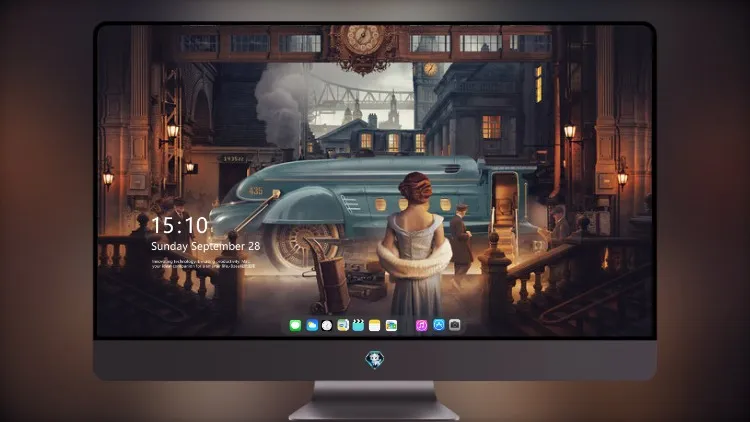 
流线型火车站 4k电脑壁纸